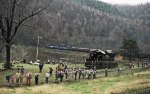 Excursion Train At Horseshoe Curve, 1987